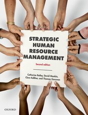 Cover for 

Strategic Human Resource Management






