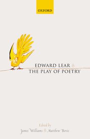 Cover for 

Edward Lear and the Play of Poetry






