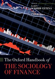 Cover for 

The Oxford Handbook of the Sociology of Finance






