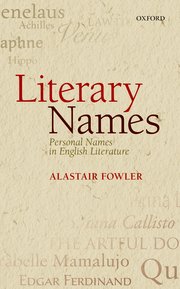 Cover for 

Literary Names






