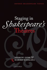 Cover for 

Staging in Shakespeares Theatres






