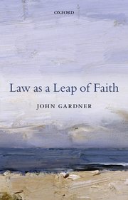 Cover for 

Law as a Leap of Faith






