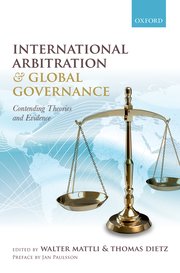 Cover for 

International Arbitration and Global Governance






