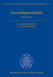 Cover for 

Novel Superfluids






