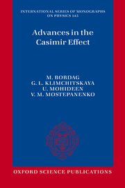Cover for 

Advances in the Casimir Effect







