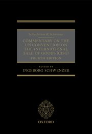 Cover for 

Schlechtriem & Schwenzer: Commentary on the UN Convention on the International Sale of Goods (CISG)






