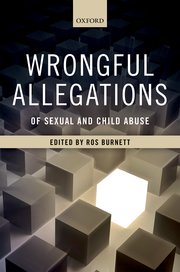 Cover for 

Wrongful Allegations of Sexual and Child Abuse






