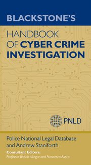 Cover for 

Blackstones Handbook of Cyber Crime Investigation






