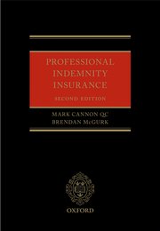Cover for 

Professional Indemnity Insurance






