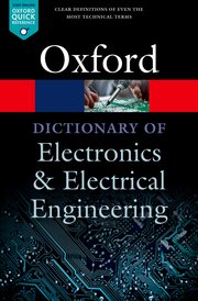 Cover for 

A Dictionary of Electronics and Electrical Engineering






