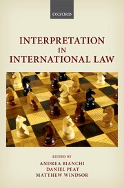 Cover for 

Interpretation in International Law






