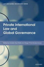 Cover for 

Private International Law and Global Governance






