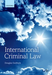 Cover for 

International Criminal Law






