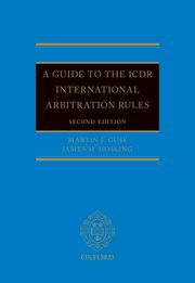 Cover for 

A Guide to the ICDR International Arbitration Rules






