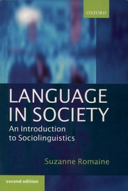 Cover for 

Language in Society






