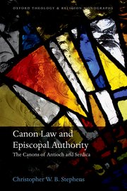 Cover for 

Canon Law and Episcopal Authority






