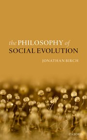 Cover for 

The Philosophy of Social Evolution






