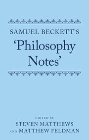Cover for 

Samuel Becketts Philosophy Notes






