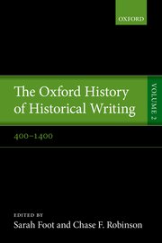 Cover for 

The Oxford History of Historical Writing






