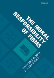 Cover for 

The Moral Responsibility of Firms






