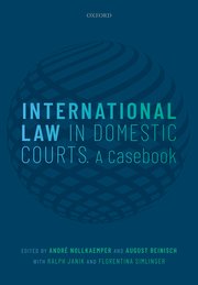 Cover for 

International Law in Domestic Courts






