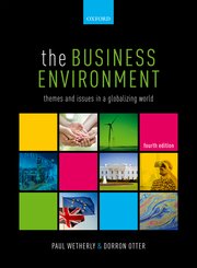 Cover for 

The Business Environment






