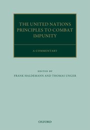 Cover for 

The United Nations Principles to Combat Impunity: A Commentary






