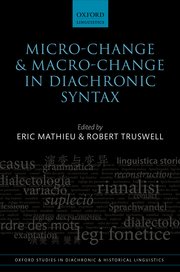 Cover for 

Micro-change and Macro-change in Diachronic Syntax






