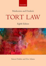 Cover for 

Markesinis & Deakins Tort Law






