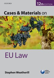 Cover for 

Cases & Materials on EU Law






