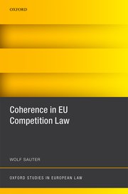 Cover for 

Coherence in EU Competition Law






