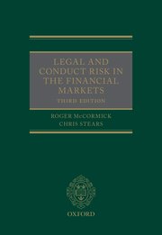 Cover for 

Legal and Conduct Risk in the Financial Markets






