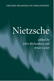 Cover for 

Nietzsche






