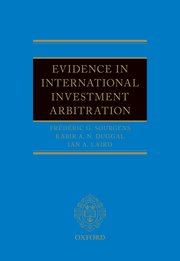 Cover for 

Evidence in International Investment Arbitration






