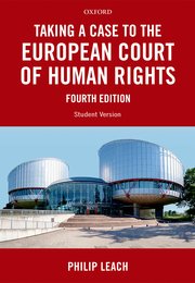 Cover for 

Taking a Case to the European Court of Human Rights






