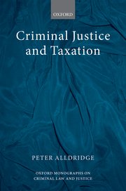 Cover for 

Criminal Justice and Taxation






