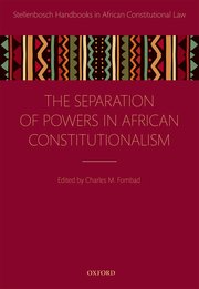 Cover for 

Separation of Powers in African Constitutionalism







