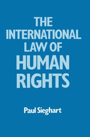 Cover for 

The International Law of Human Rights






