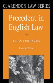 Cover for 

Precedent in English Law






