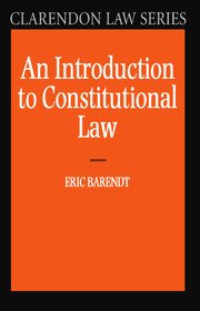 Cover for 

An Introduction to Constitutional Law






