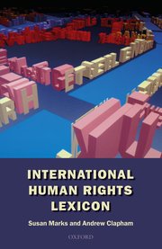 Cover for 

International Human Rights Lexicon






