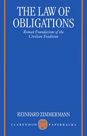 Cover for 

The Law of Obligations







