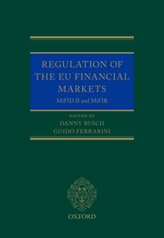 Cover for 

Regulation of the EU Financial Markets






