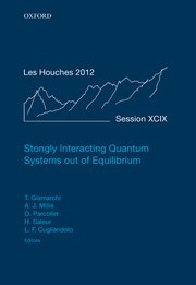Cover for 

Strongly Interacting Quantum Systems out of Equilibrium






