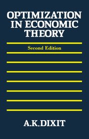 Cover for 

Optimization in Economic Theory






