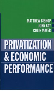Cover for 

Privatization and Economic Performance






