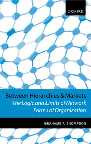 Cover for 

Between Hierarchies and Markets







