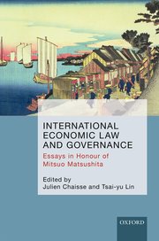 Cover for 

International Economic Law and Governance






