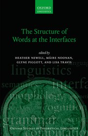 Cover for 

The Structure of Words at the Interfaces






