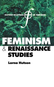 Cover for 

Feminism and Renaissance Studies






